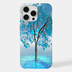 Crystal Blue Tree iPhone 15 Pro Max Case