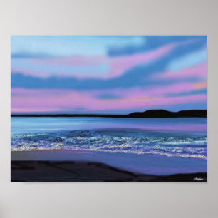 Crystal Blue Water Print