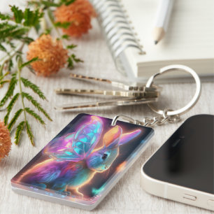 Crystal Bunny Key Ring