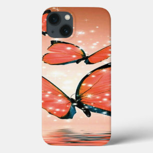 crystal butterflies Case-Mate Barely There Apple iPhone 13 Case