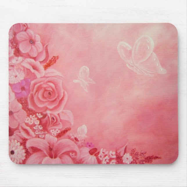 Crystal Butterflies Mouse Pad (Front)