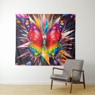 Crystal Butterfly Tapestry