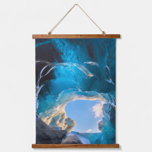 Crystal Cave, Vatnajokull Icefield, South Iceland Hanging Tapestry
