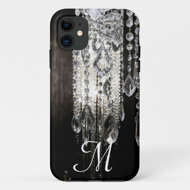 Crystal Chandelier Chic Monogram IPHONE 5 Case (Back)