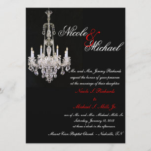 Crystal Chandelier- Invitations
