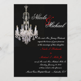 Crystal Chandelier- Invitations