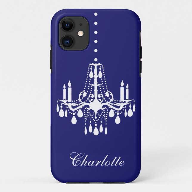 Crystal Chandelier iPhone 5 Case-Mate indigo Case-Mate iPhone Case (Back)