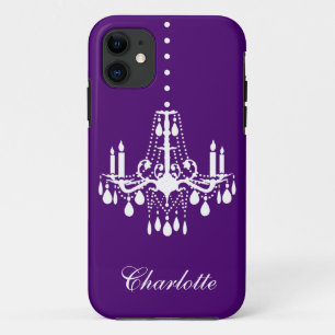 Crystal Chandelier iPhone 5 Case-Mate purple Case