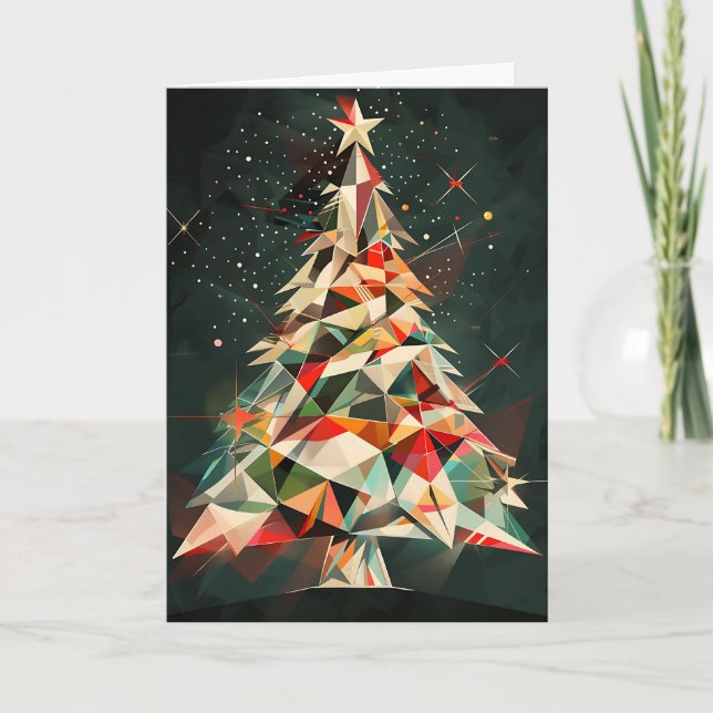 Crystal Christmas Tree Card (Front)