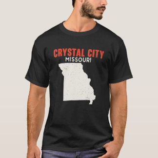 Crystal City Missouri USA State America Travel Mis T-Shirt