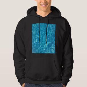 Crystal Clear Sky Blue Pool Water Hoodie
