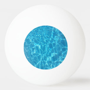 Crystal Clear Sky Blue Pool Water Ping Pong Ball