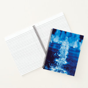 Crystal Clear Water in Motion Notebook