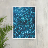 Crystal Clear Waters - Minimalist Blue Ocean Photo
