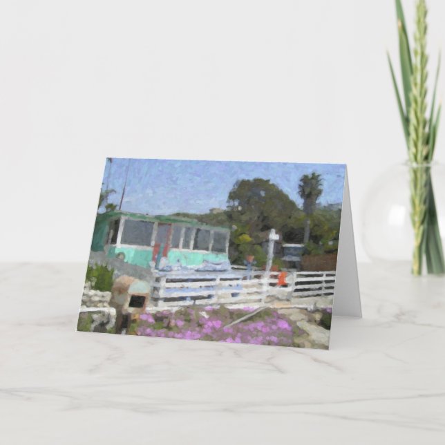 "Crystal Cove Bungalow" Note Cards (Front)