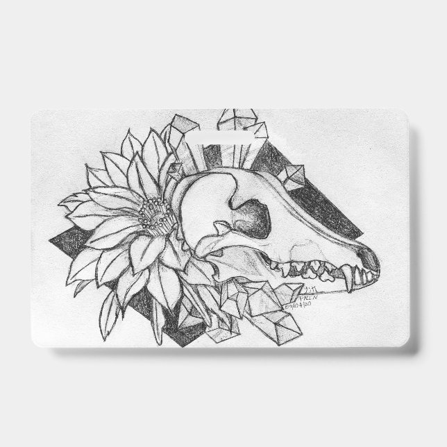 Crystal Coyote  ID Badge (Front)