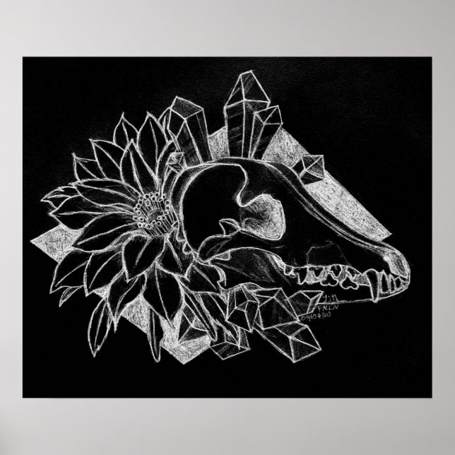 Crystal Coyote Inverted  Poster (Front)