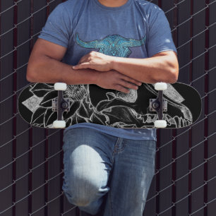 Crystal Coyote Inverted Skateboard