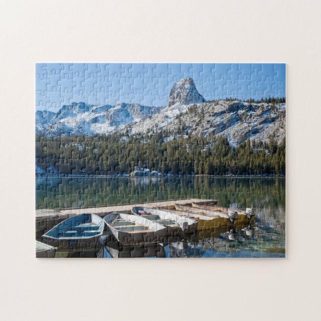 Crystal Crag and Lake George Jigsaw Puzzle (Horizontal)