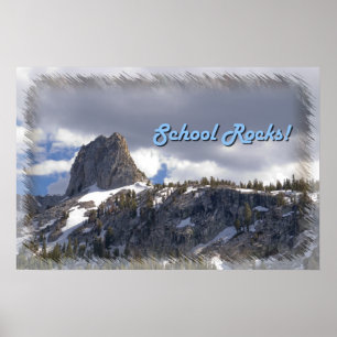 Crystal Crag School Rocks! Poster