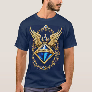 Crystal Diamond Faith T-Shirt - Sparkling Desing