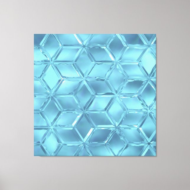 Crystal Diamonds Canvas Print (Front)