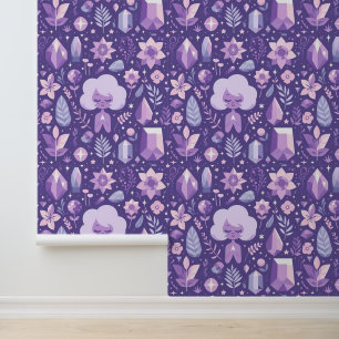 Crystal Dreams Pattern Wallpaper