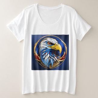 Crystal Eagle: Embrace Determination Plus Size T-Shirt