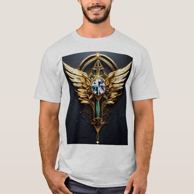 Crystal Eagle in Flight T-Shirt (Front)