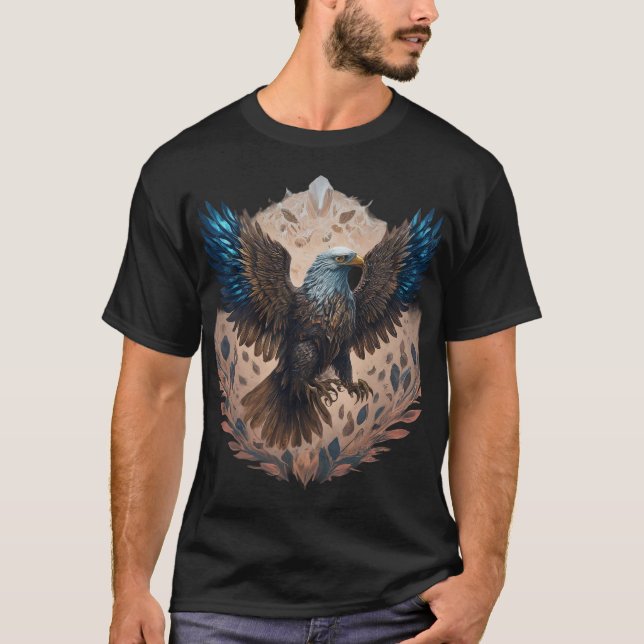 Crystal Eagle show your strength  T-Shirt (Front)