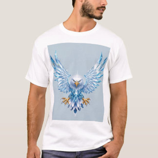 Crystal Eagle: Symbol of Freedom and Ambition T-Shirt