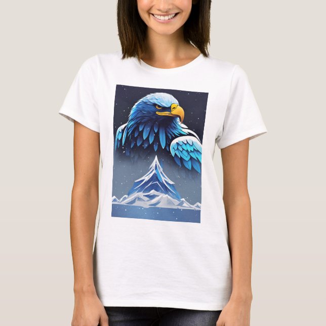 Crystal Eagle: Unleash Your Wild Spirit Tee (Front)