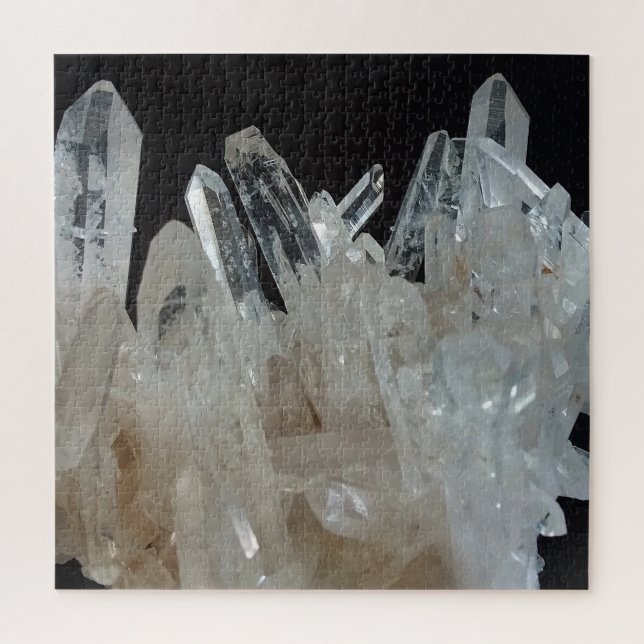 Crystal Energy Quartz Cluster Jigsaw Puzzle (Vertical)