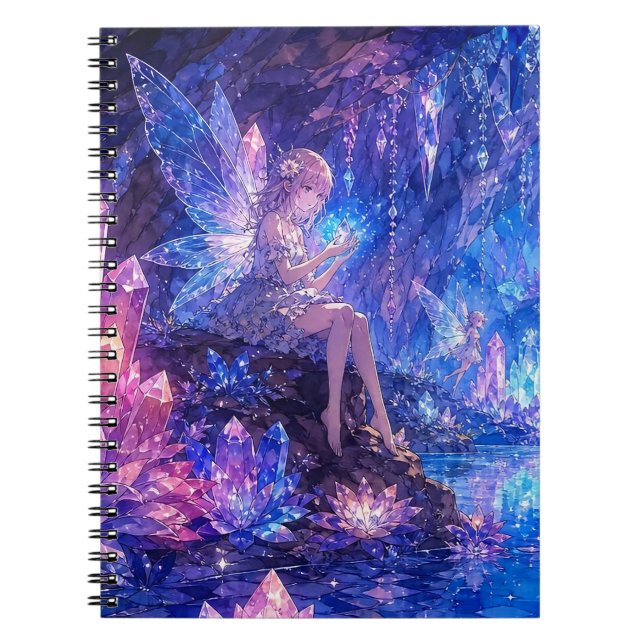Crystal Fairy Dreams Spiral Notebook (Front)