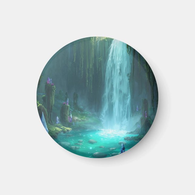 Crystal Falls of the Hidden Realm Magnet (Front)