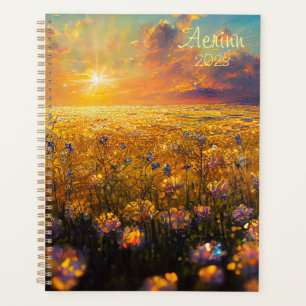 Crystal Fields and Starry Skies Planner