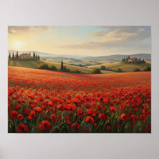 crystal forest, enchanted woods, fantasy landscape poster (Front)