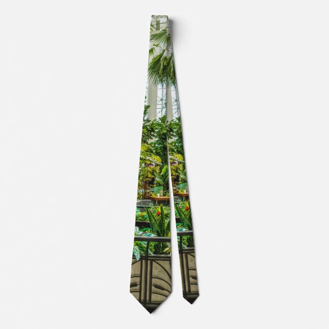 Crystal Gardens Leap Fountain Neck Tie (Front)