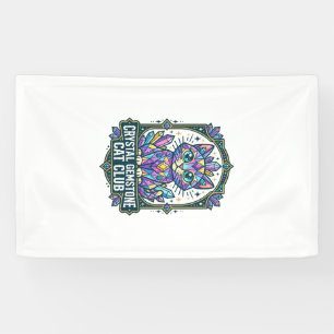 Crystal Gemstone Cat Cat Mom Gift Idea - Crystal G Banner