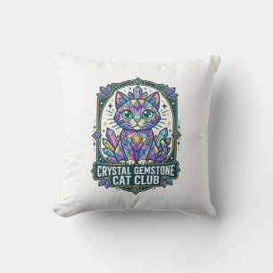 Crystal Gemstone Cat Cat Mum Gift Idea - Crystal G Cushion