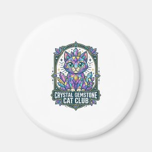 Crystal Gemstone Cat Cat Mum Gift Idea - Crystal G Magnet