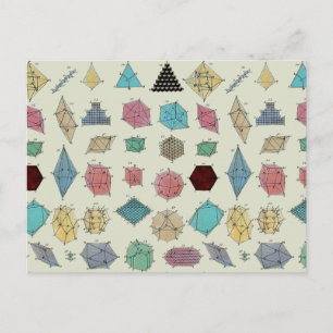 Crystal Geometry Postcard