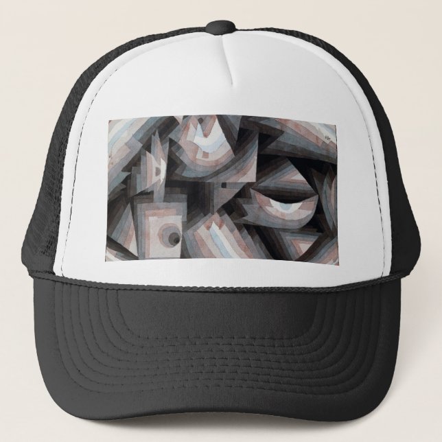 Crystal gradation (1921) by paul klee trucker hat (Front)
