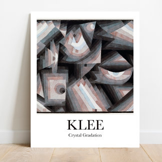 Crystal Gradation by Paul Klee Poster