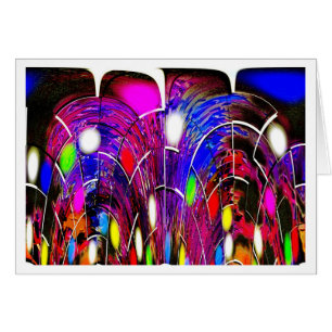 Crystal healing art card