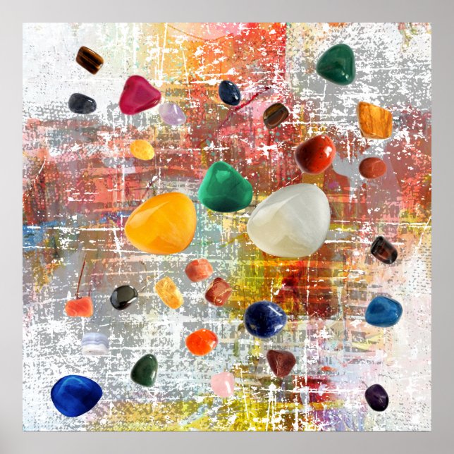 Crystal Healing Gemstone 2 Poster (Front)