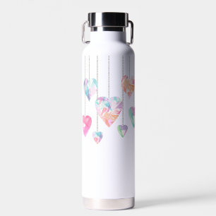 Crystal Hearts Water Bottle