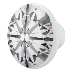 Crystal Illusion Ceramic Knob