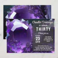 Crystal Jewel Aquarius Amethyst February Birthday