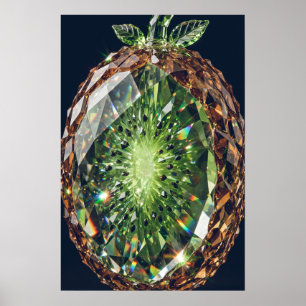 Crystal Kiwi Poster — Crystal Harvest